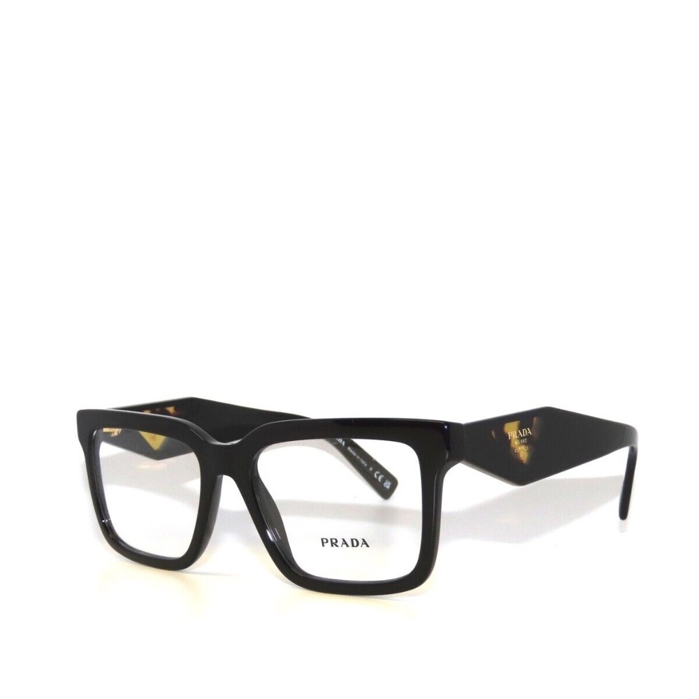 Prada PR 10YV 10 1AB1O1 52 Black Eyeglasses 10Y